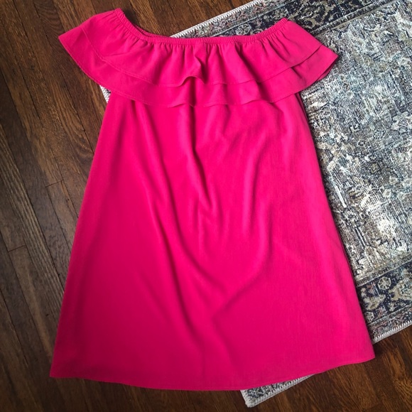 Off-the-Shoulder Ruffle Dress - Picture 4 of 7